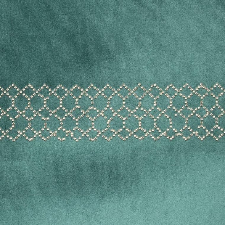 Eurofirany, zasłona zaciemniająca gotowa, Jovita, na taśmie, 140-270 cm, zielony