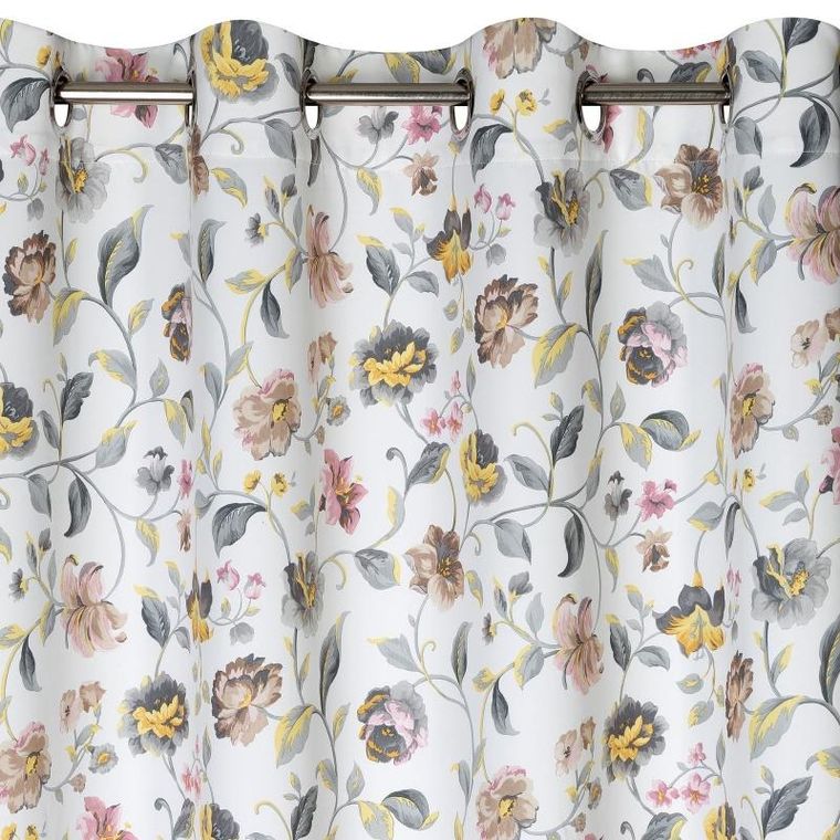 Eurofirany, zasłona zaciemniająca gotowa, Kristal, 140-250 cm, biały