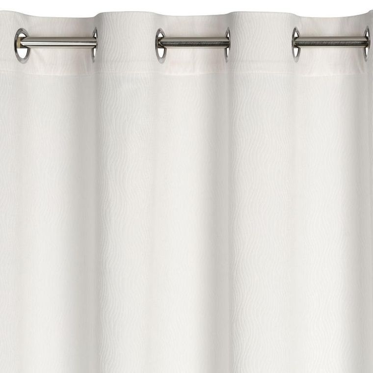 Eurofirany, zasłona zaciemniająca gotowa, Lili, 140-250 cm, biały