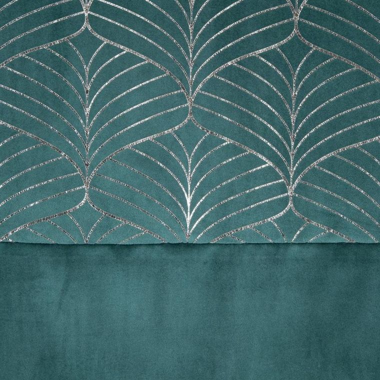 Eurofirany, zasłona zaciemniająca gotowa, Lindi, 140-250 cm, turkusowy