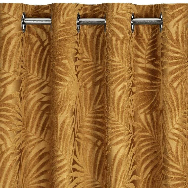 Eurofirany, zasłona zaciemniająca gotowa, Livia, 140-250 cm, złocisty