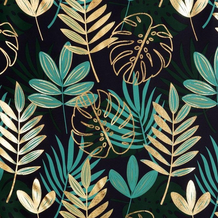 Eurofirany, zasłona zaciemniająca gotowa, Malta, 140-250 cm, ciemnozielony