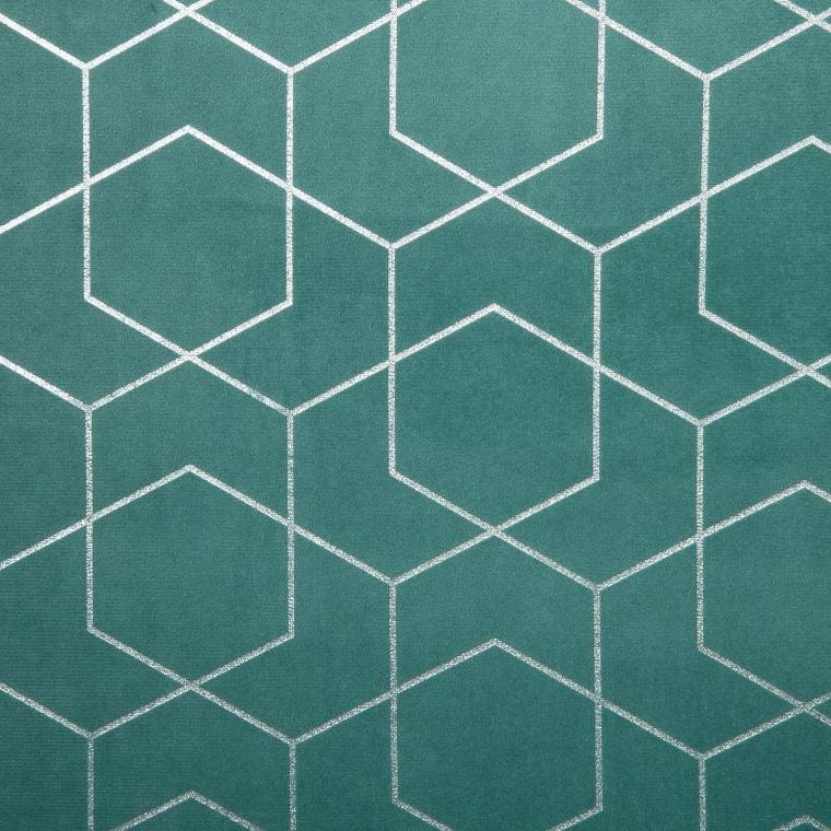 Eurofirany, zasłona zaciemniająca gotowa, Mandi, 135-250 cm, turkusowy