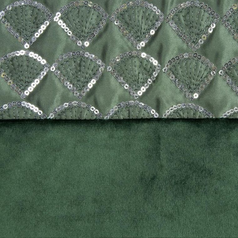 Eurofirany, zasłona zaciemniająca gotowa, Margot, 140-250 cm, ciemnozielony