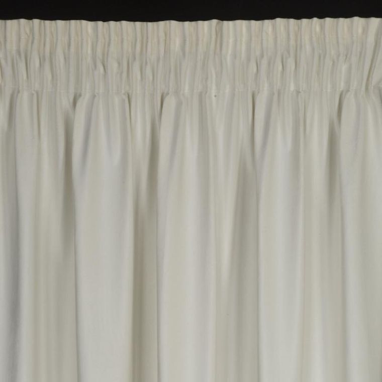 Eurofirany, zasłona zaciemniająca gotowa, Mariela, na taśmie, 140-270 cm, kremowy