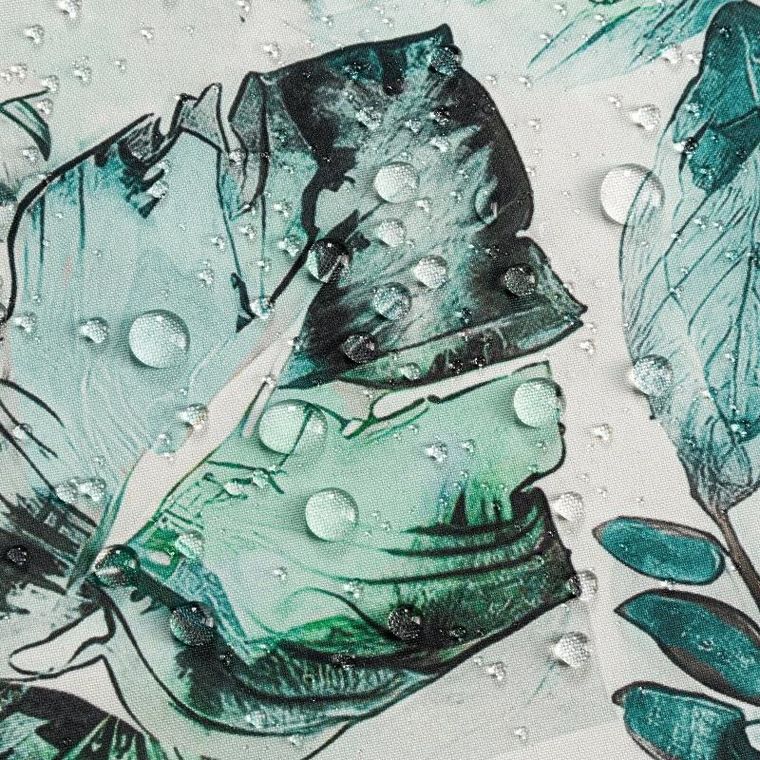 Eurofirany, zasłona zaciemniająca gotowa, na szelkach, Garden2, 155-200 cm, biały