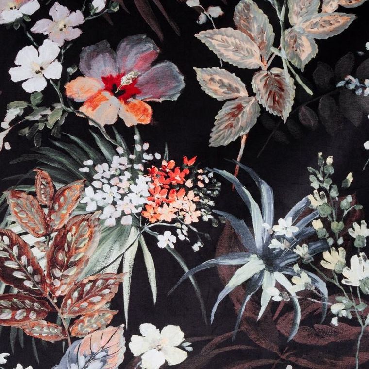 Eurofirany, zasłona zaciemniająca gotowa, na taśmie, Alani, 140-270 cm, czarny