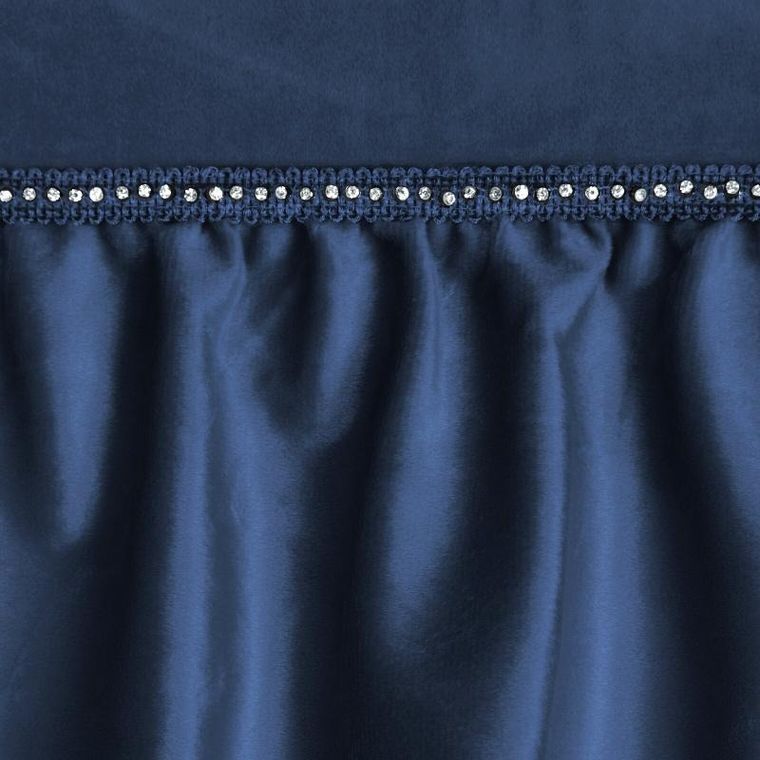 Eurofirany, zasłona zaciemniająca gotowa, Sami, 140-250 cm, granatowy