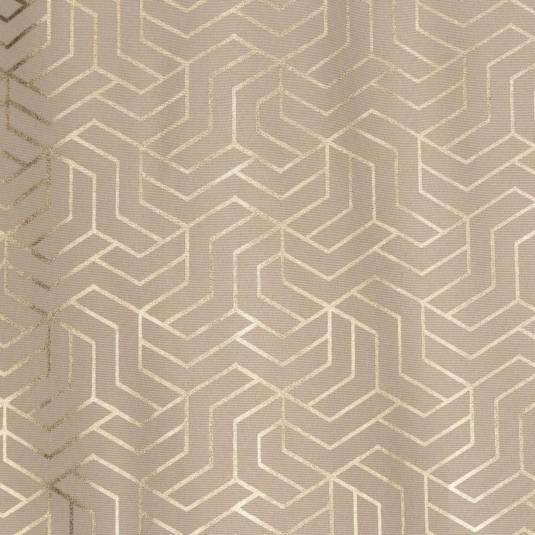 Eurofirany, zasłona zaciemniająca gotowa, Semi, 140-250 cm, beżowy