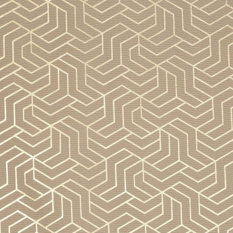 Eurofirany, zasłona zaciemniająca gotowa, Semi, 140-250 cm, ciemnobeżowy