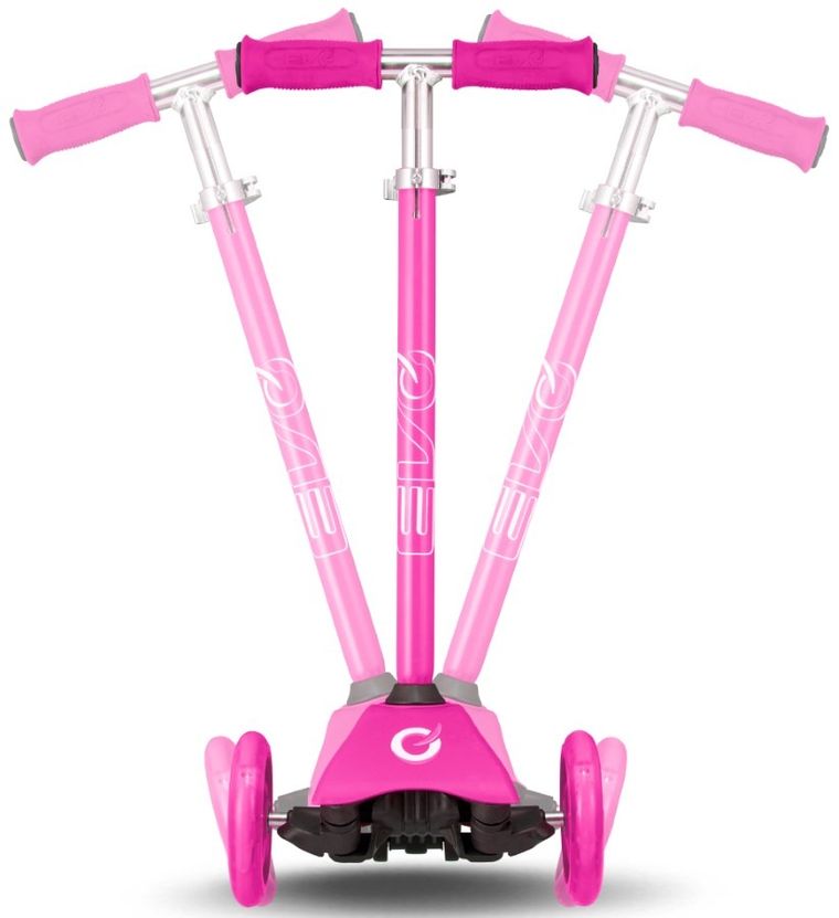 EVO, jeździk i hulajnoga 2w1, różowa