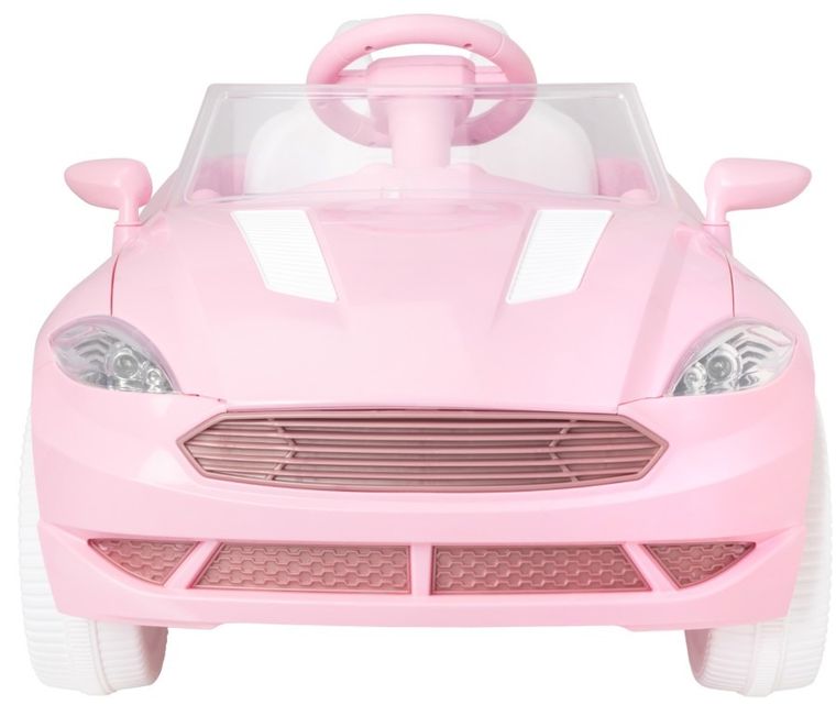EVO, kabriolet, pojazd na akumulator, różowy