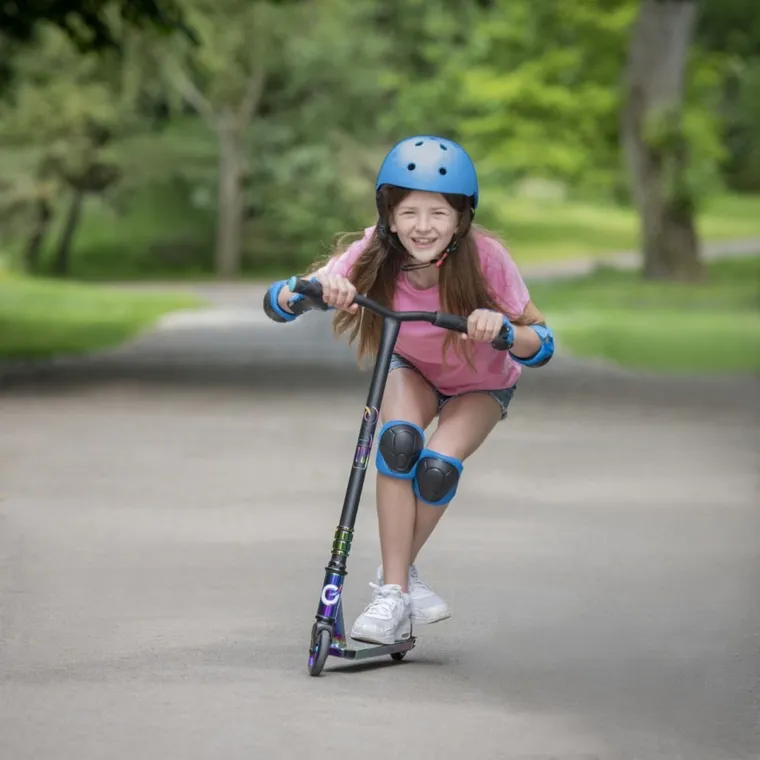 EVO, Neo-Frenzy Stunt Scooter, hulajnoga wyczynowa, kolorowa