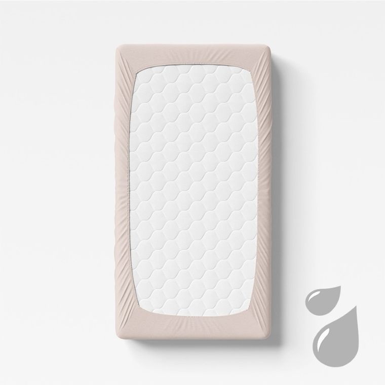 Ewa Klucze Eevi, prześcieradło nieprzemakalne, beżowe, 120-60 cm