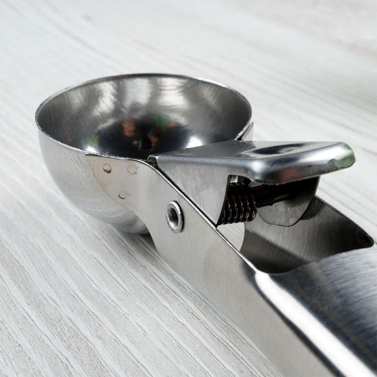 Excellent Houseware, gałkownica do lodów, stalowa, 18 cm