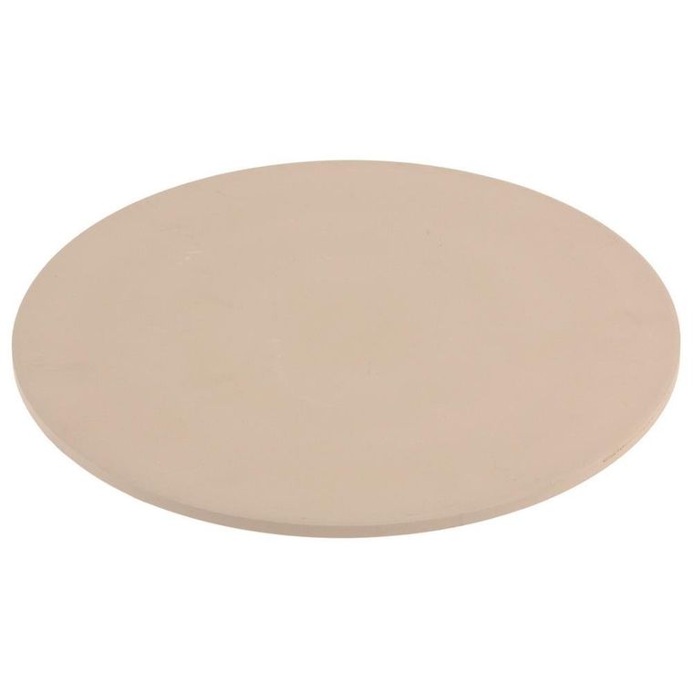 Excellent Houseware, kamień okrągły do pieczenia pizzy + stojak