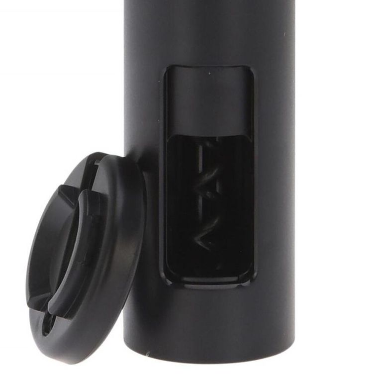 Excellent Houseware, korkociąg automatyczny z przecinakiem do folii, czarny, 16,5 cm