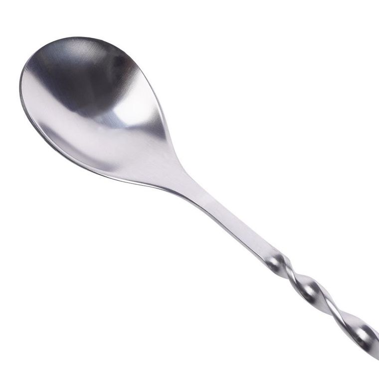 Excellent Houseware, łyżka barmańska do drinków i koktajli, stalowa, 28 cm