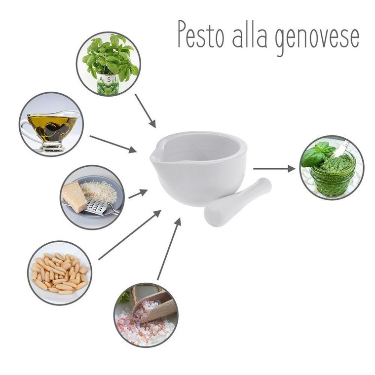 Excellent Houseware, moździerz kuchenny z tłuczkiem