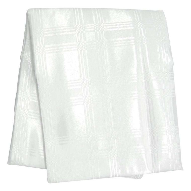 Excellent Houseware, obrus plamoodporny, biały prostokątny, 130-180 cm