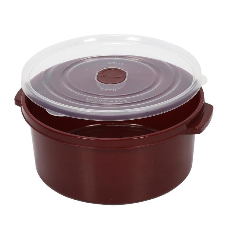 Excellent Houseware, pojemniki na żywność do mikrofalówki, okrągłe, 3 szt.