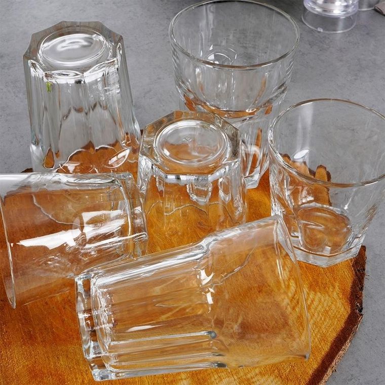 Excellent Houseware, szklanki, 230, 330 ml, 12 szt.