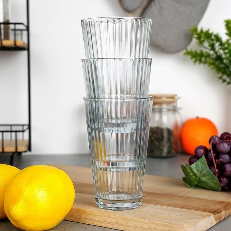 Excellent Houseware, szklanki, 270 ml, 3 szt.