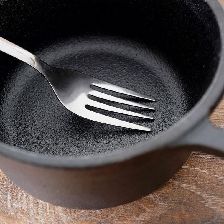 Excellent Houseware, widelczyki deserowe do ciasta, stalowe srebrne, 6 szt.