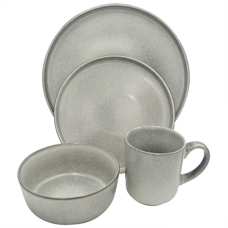 Excellent Houseware, zestaw obiadowy, 4 osoby 16 elementów