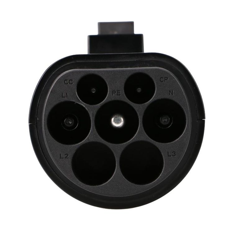 Extralink, adapter do ładowarki samochodu elektrycznego, typ 2 EU do typ 1 US, 32A 7,4KW