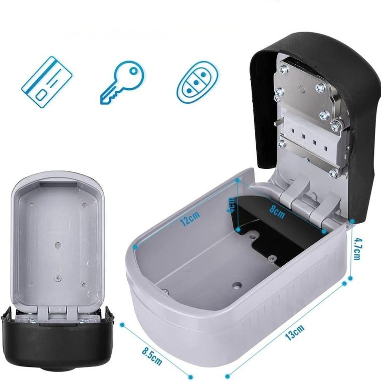 Extralink Home, Sejf, skrzynka szafka kasetka na klucze na ścianę, S-410