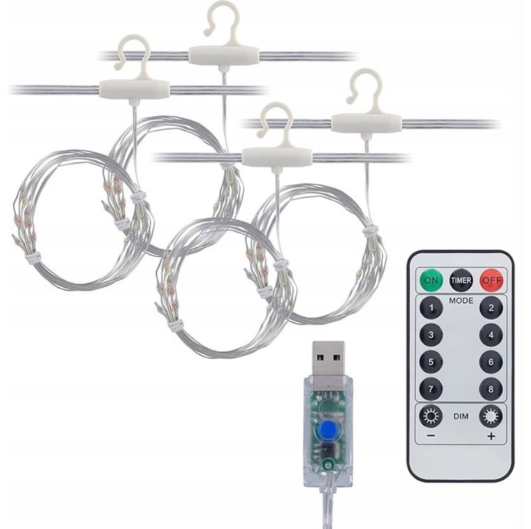 Extralink, kurtyna LED, z pilotem