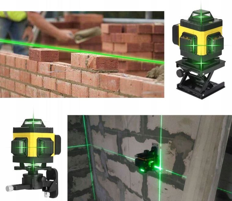 Extralink, poziomica laserowa, krzyżowa, płaszczyznowa, laser 4D