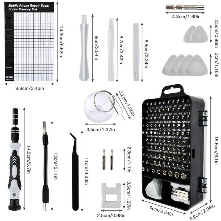 Extralink, Torx, zestaw śrubokrętów precyzyjnych, 120w1