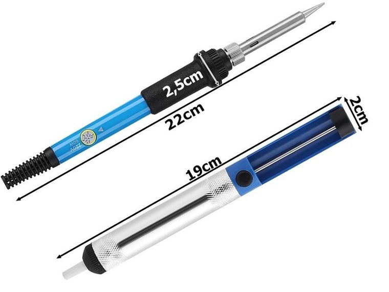 Extralink, zestaw lutownica kolbowa, precyzyjna, 80W, 220-480C