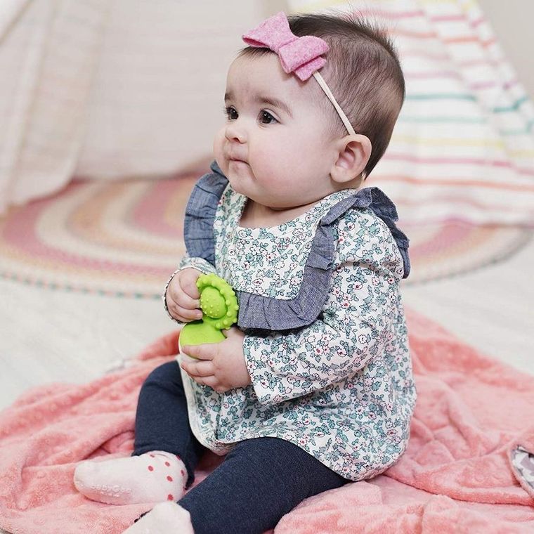 Fat Brain Toy Co, Dimpl, wańka wstańka, gryzak, zielony