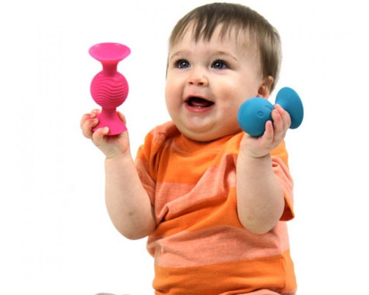 Fat Brain Toy Co. pipSquigz, przyssawki dla malucha