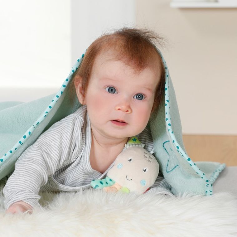 Fehn, Morze, kocyk z maskotką, ośmiornica