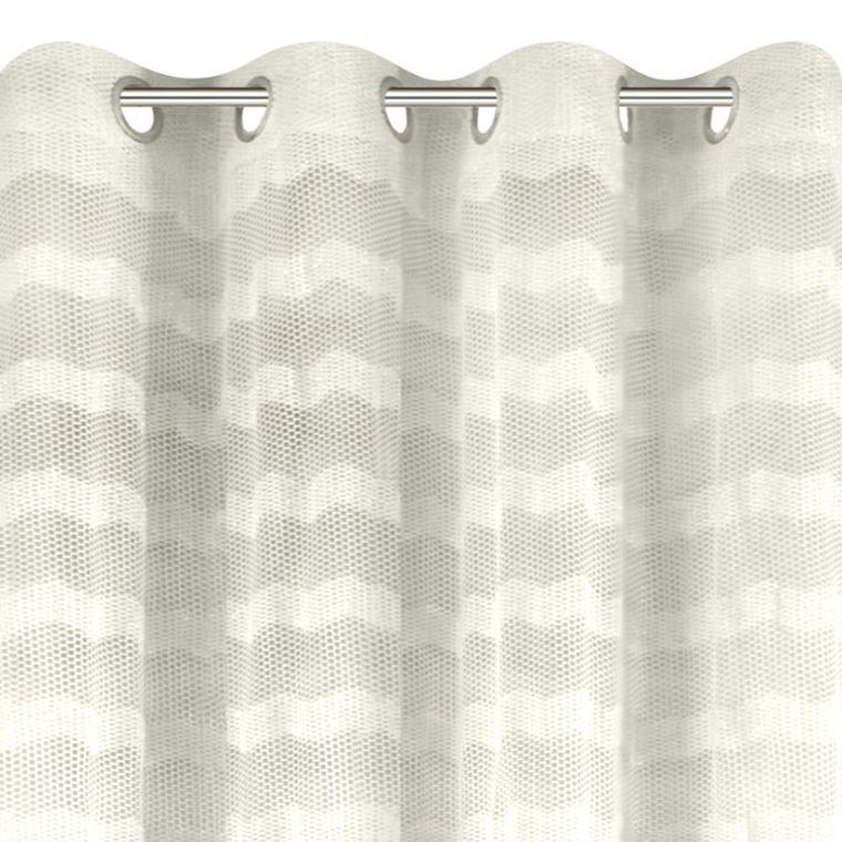 Fern, firana o strukturze siatki z zygzakowym wzorem, 140-250 cm