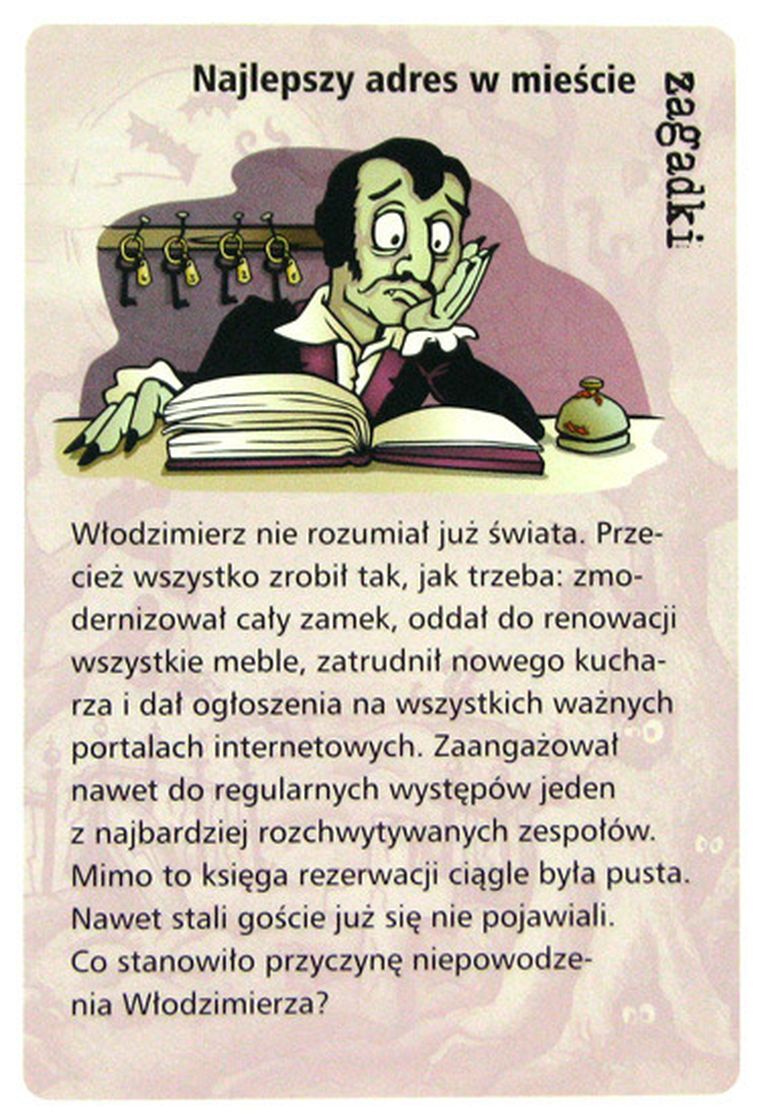 Fioletowe historie, 50 mistycznych zagadek, gra karciana