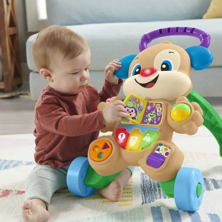 Fisher-Price, Chodzik-Pchacz Szczeniaczka, zabawka edukacyjna