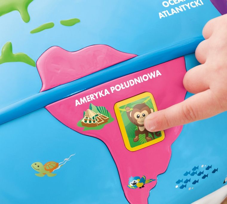 Fisher-Price, Edukacyjny globus odkrywcy, zabawka interaktywna