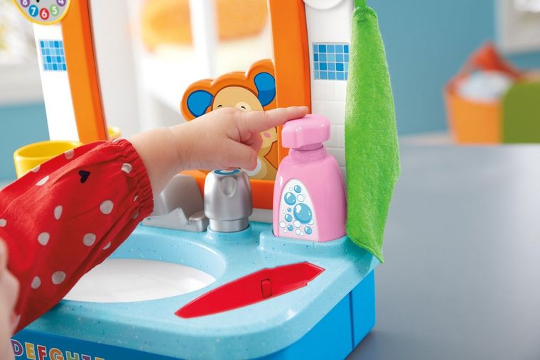 Fisher-Price, Laugh & Learn, Umywalka malucha, zabawka interaktywna
