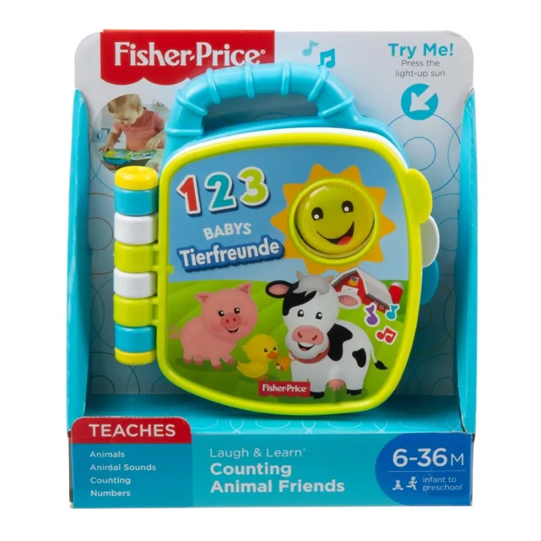 Fisher-Price, Liczymy zwierzątka, książeczka edukacyjna