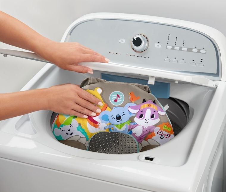 Fisher-Price, Muzyczny Leniwiec, poduszka z wibracjami, interaktywna zabawka niemowlęca