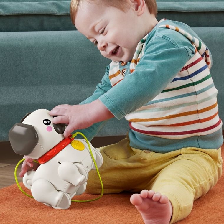 Fisher-Price, Pets, Spacerowy Mopsik, zabawka do ciągnięcia