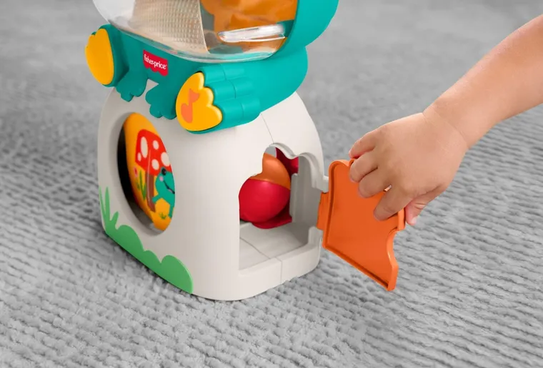 Fisher-Price, Podświetlana muzyczna żabka, zabawka interaktywna z piłeczkami