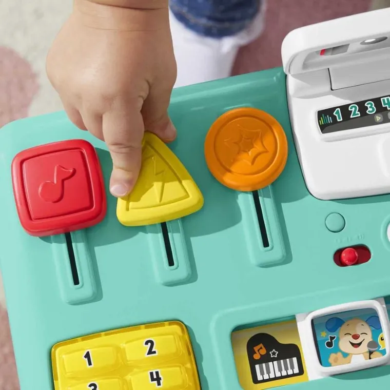 Fisher-Price, Poziomy Nauki, Muzyczny Stolik DJ-a, zabawka edukacyjna