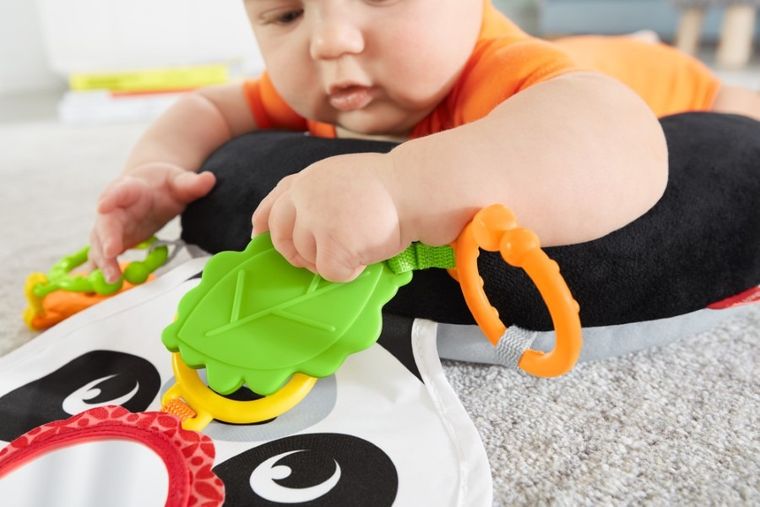 Fisher-Price, Sensoryczna poduszka Panda, zabawka niemowlęca