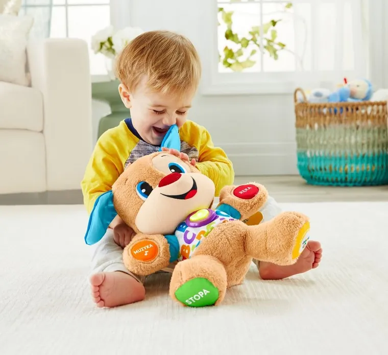 Fisher-Price, Szczeniaczek Uczniaczek "Poziomy Nauki", zabawka interaktywna